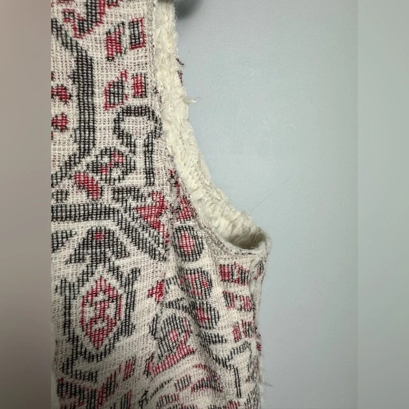 Anthropologie Jacquard Sherpa Vest by HEI HEI - Picture 8 of 10